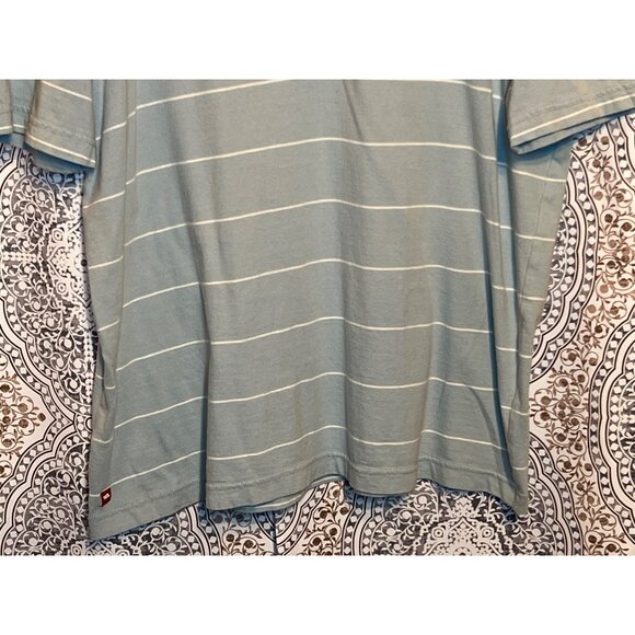 Tony Hawk Blue & White Striped Polo Shirt Size M - Picture 4 of 9